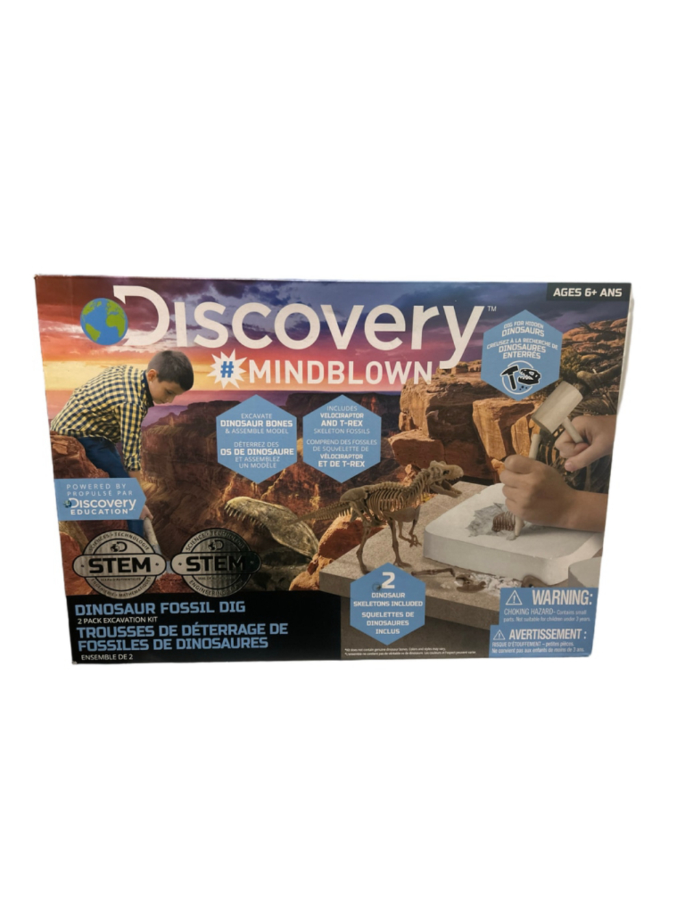 Discovery Dinosaur Fossil Dig Excavation Kit
